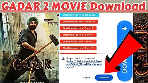 Download Gadar 2 Movie 480p 720p 1080p HD 4K Direct Download Link filmy4wap, Filmyzilla, यहां से फ्री में डाउनलोड करें “गदर 2”
