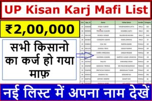 उत्तर प्रदेश कर्ज माफ़ी लिस्ट, ऋण मोचन योजना सूची; UP Kisan Karj Mafi List 2023 New List